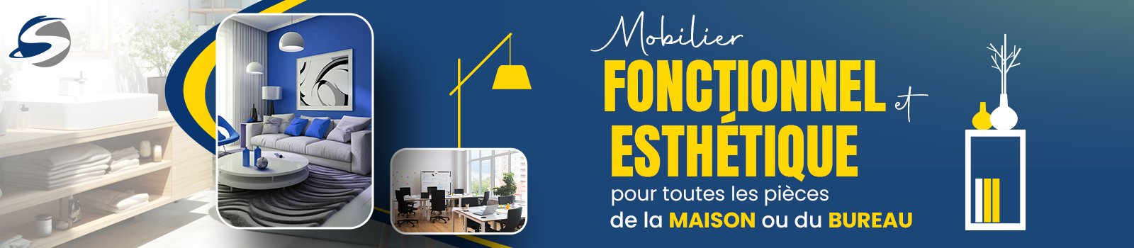 Mobilier de maison et de bureau Bannière catégorie mobilier Sophia Mayotte